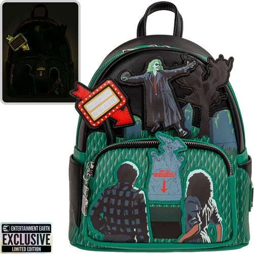 es mini backpack Beetlejuice Graveyard Glow-in-the-Dark Mini-Backpack