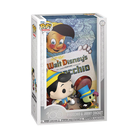 Funko Pop! Movie Poster: Disney 100 - Pinocchio, Pinocchio & Jiminy Cricket #08