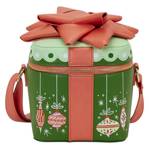 Loungefly Figural Holiday Gift Crossbody Bag